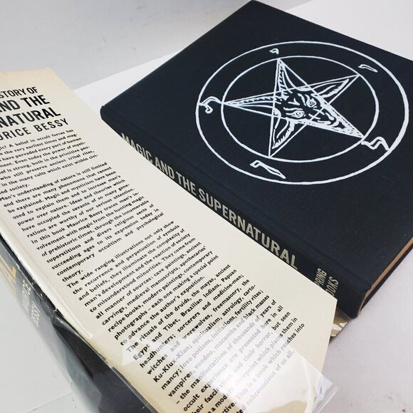 Pictorial History Magic Supernatural Book Bessy HCDJ 1968 (Occult, Witchcraft) - Picture 4 of 12